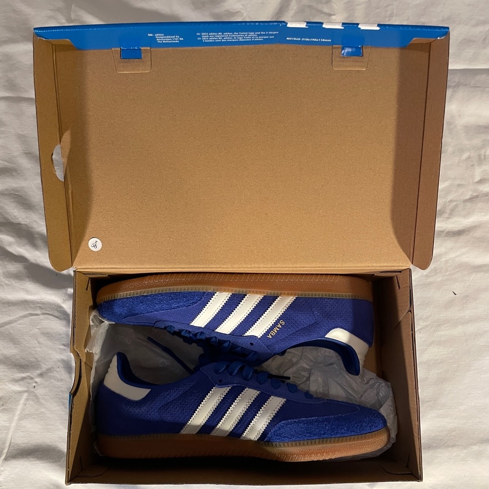 Blue sambas brand new never used